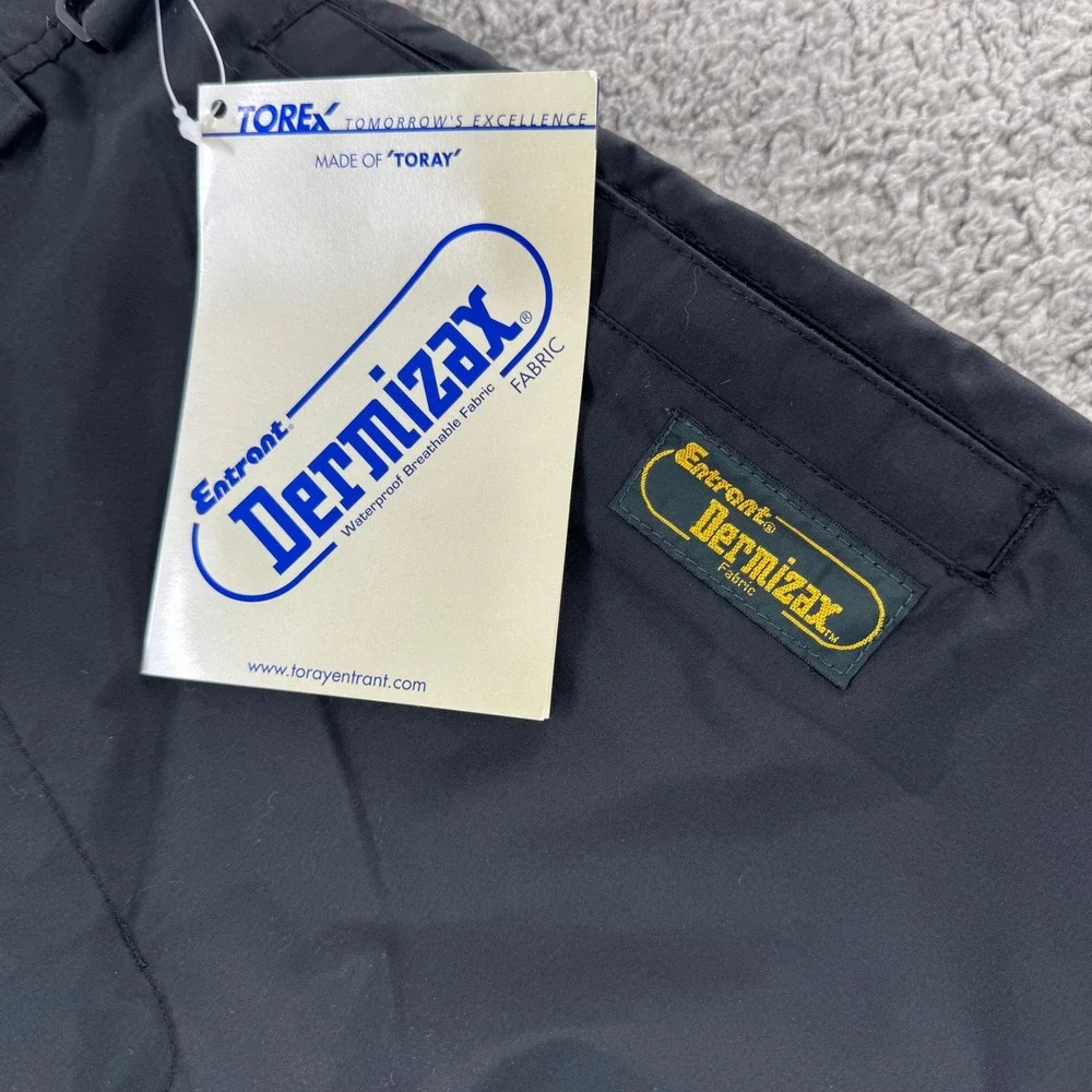 Mountain Uniforms Entrant Dermizax Ski Pants Large Black Waterproof Cargo